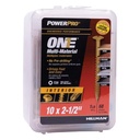 Power Pro #10 x 2-1/2-in Yellow Zinc One Interior Wood Screws